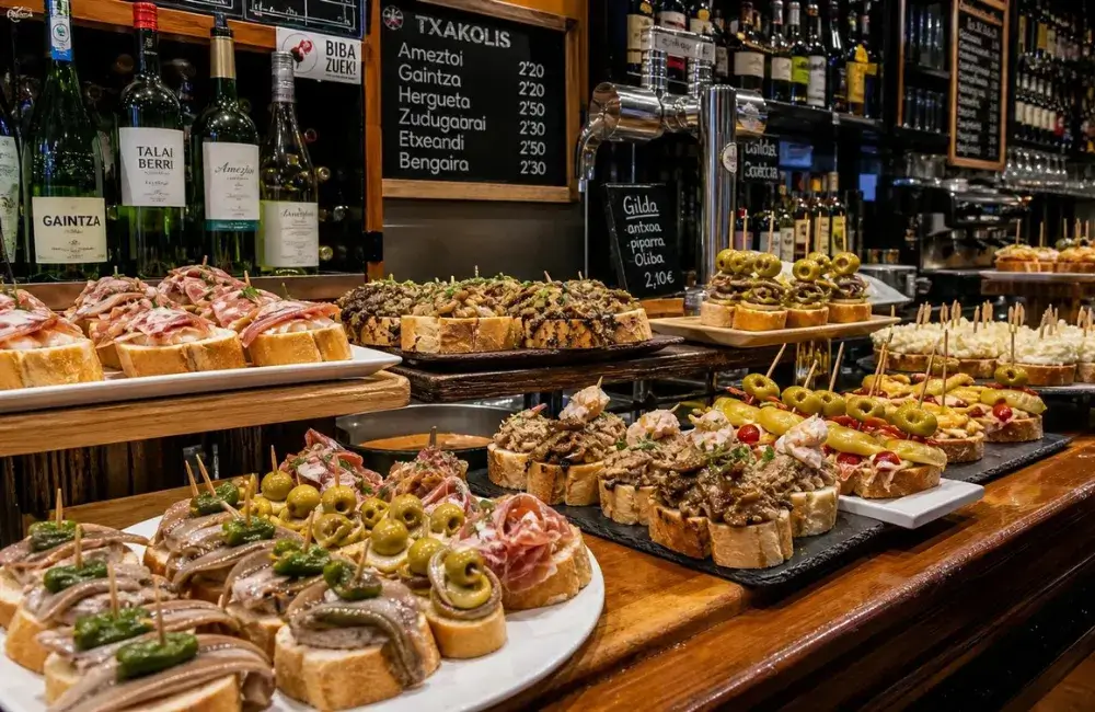 Pintxosi, priljubljeni baskovski prigrizki